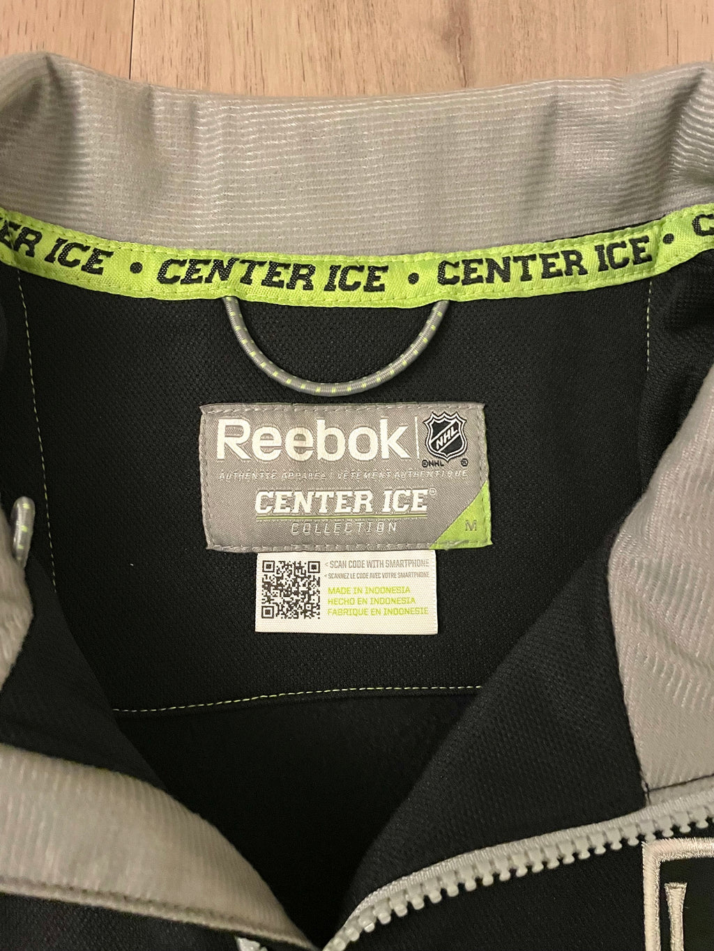 LA Kings NHL Hockey Zip Up Reebok Sweater