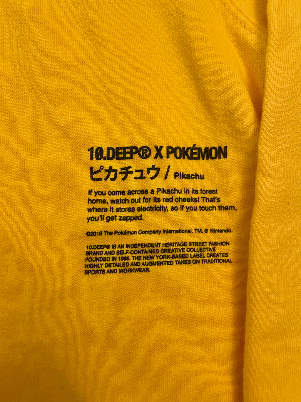 Pokemon Pikachu 10.Deep. Pullover Hoodie