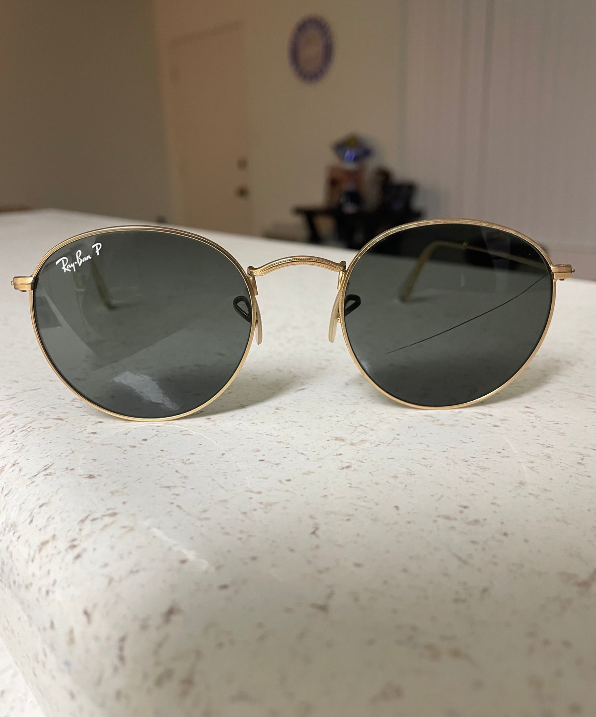 Ray Ban Polarized Sunglasses Round Frame