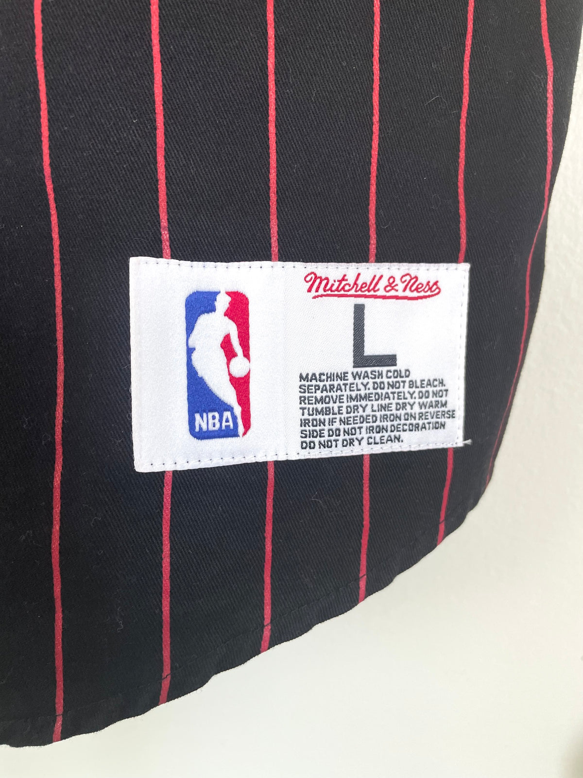 Chicago Bulls Striped Button Down Shirt