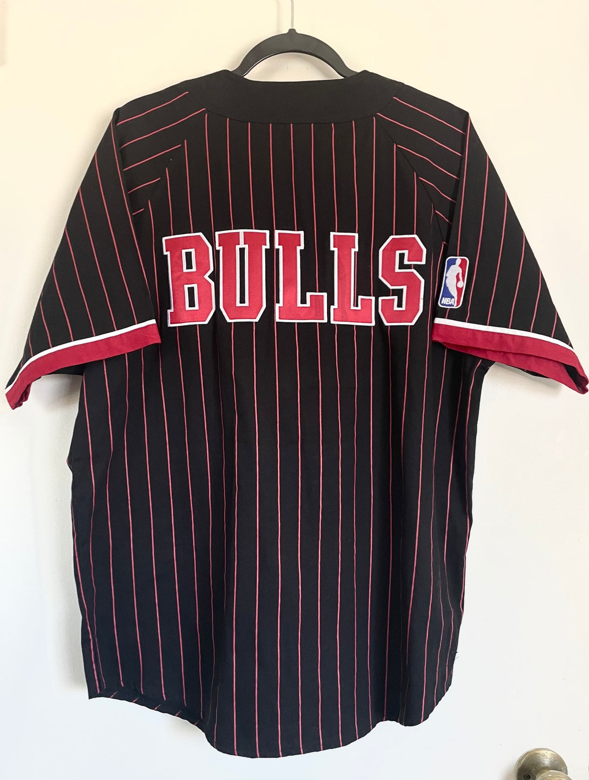 Chicago Bulls Striped Button Down Shirt