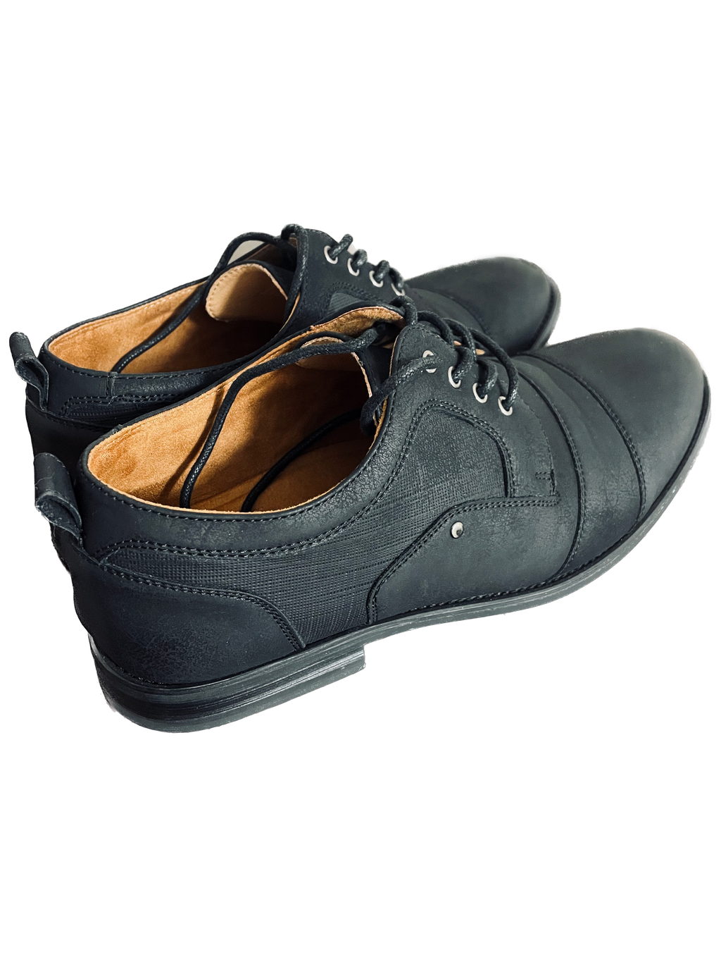 Ferro Aldo Men's Black Dress Shoes