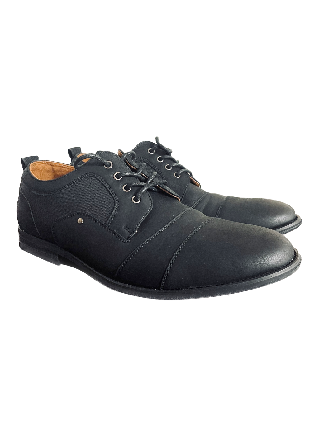 Ferro Aldo Men's Black Dress Shoes
