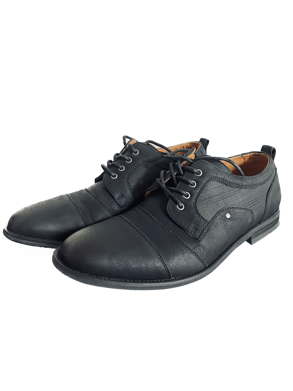 Ferro Aldo Men's Black Dress Shoes