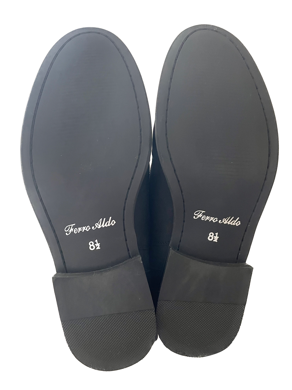 Ferro Aldo Men's Black Dress Shoes