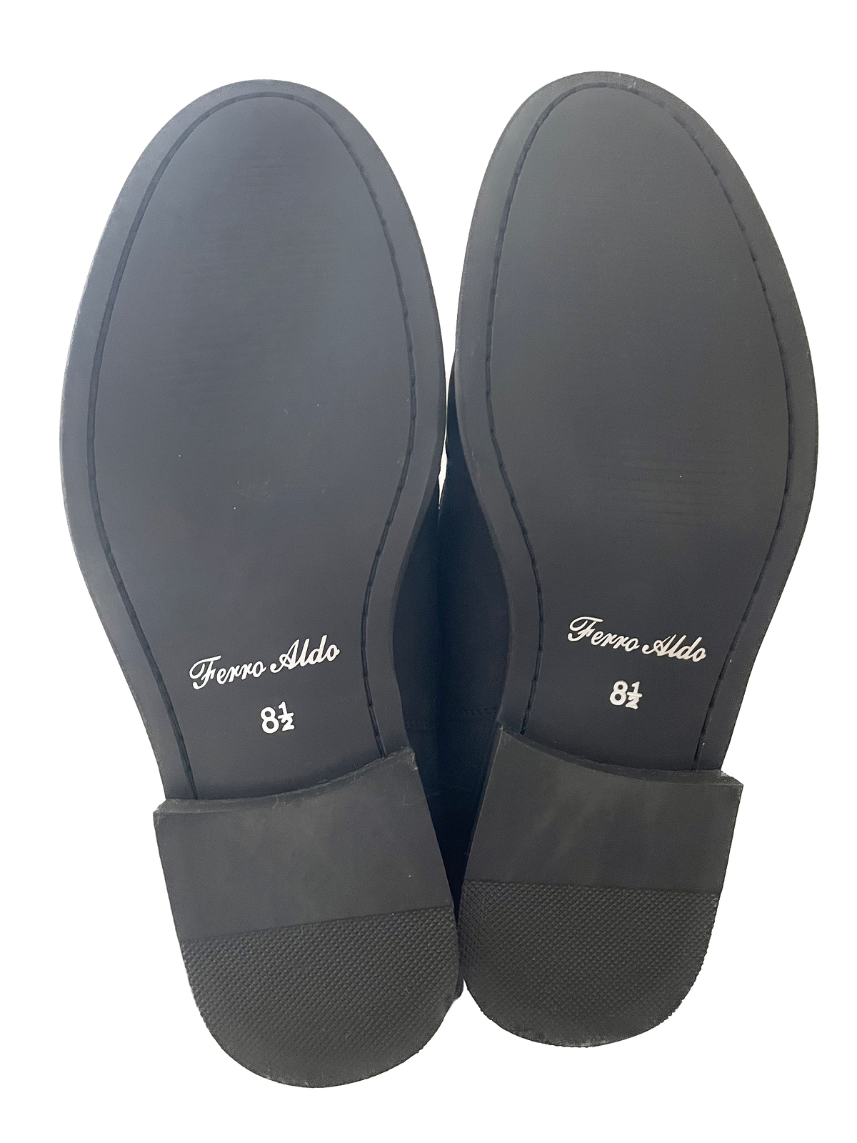 Ferro Aldo Men's Black Dress Shoes