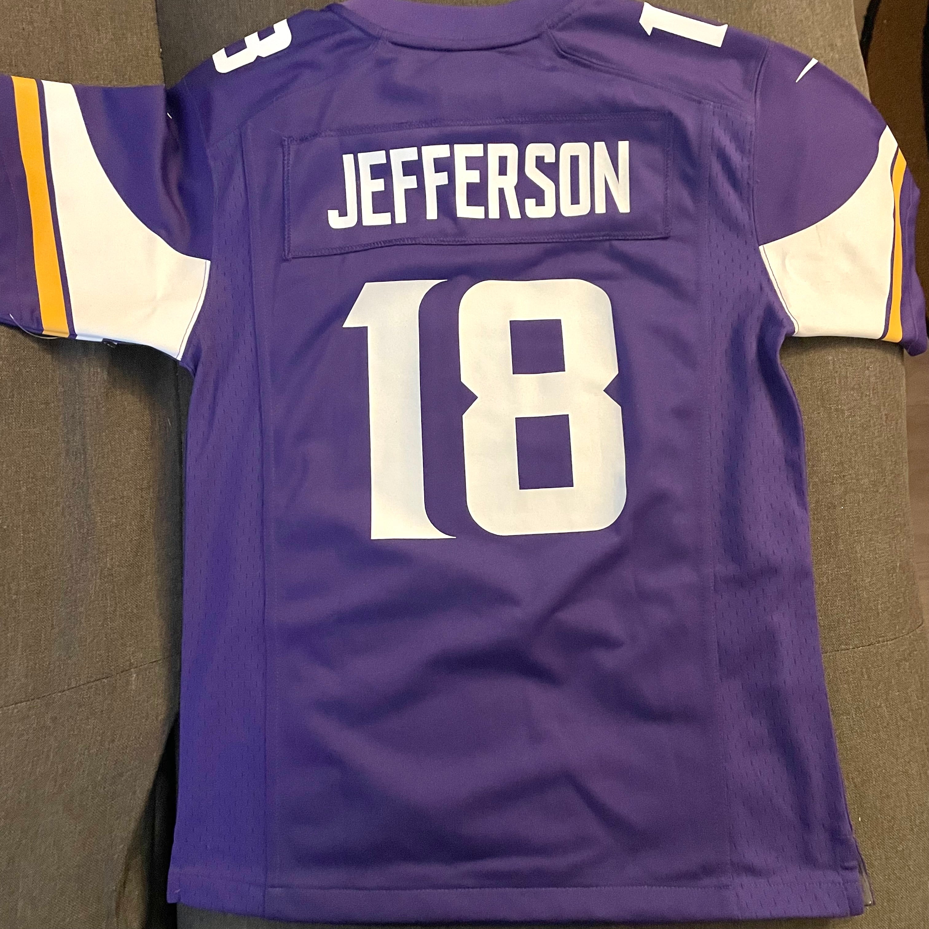 NFL Minnesota Vikings Justin Jefferson Nike Jersey M