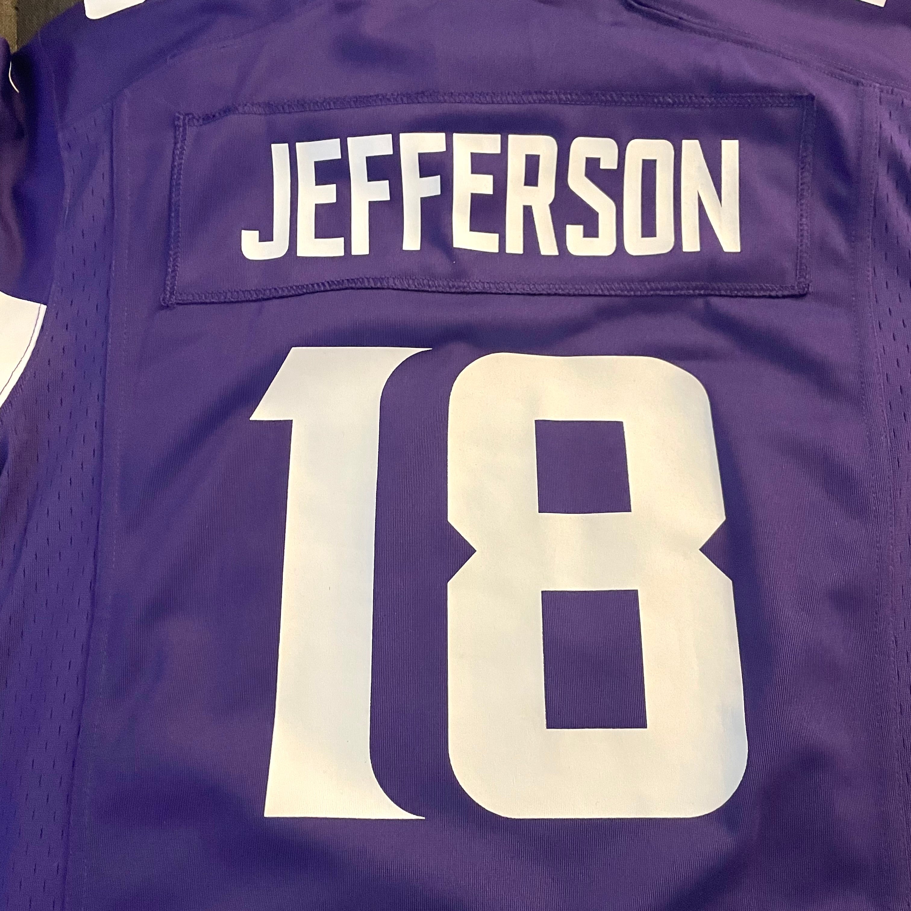 NFL Minnesota Vikings Justin Jefferson Nike Jersey M